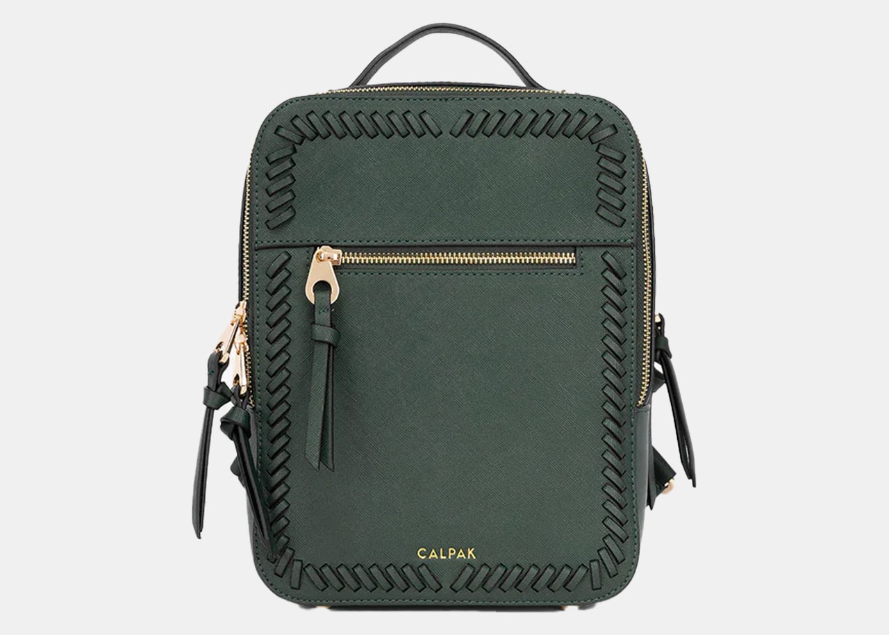 Green backpack